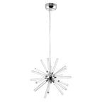 Suspension LED réglable SAFAVIEH Lighting Gerfriede 84 pouces, style Sputnik moderne - 19 po L x 19 po l x 22-84 po H