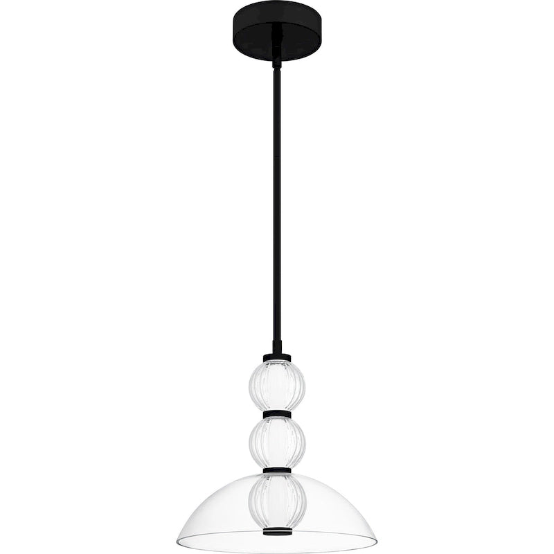 Elway Integrated LED Matte Black Pendant