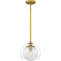 Eslinger 1-Light Brushed Gold Mini Pendant