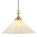 Alora Lighting PD447120 Ellen 20  Wide Pendant with Linen Shade