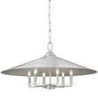 Suspension Z-Lite 1953-32 Rialto à 6 lumières, 81 cm de large