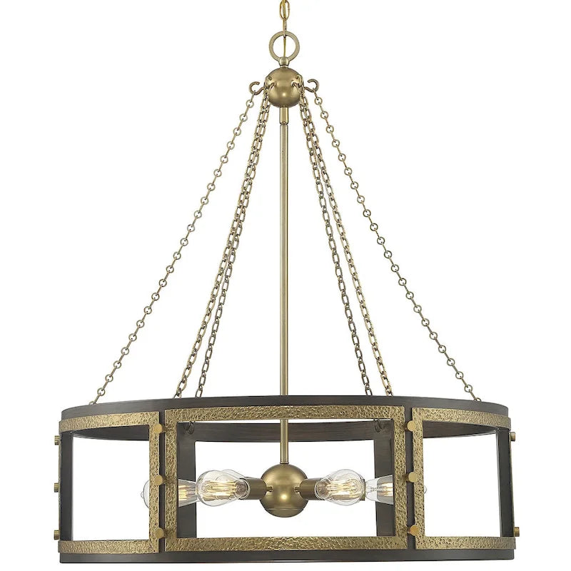 Savoy House Lakefield 6 Light 34  Wide Suspension Pendant