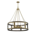 Suspension Savoy House Lakefield à 6 lumières, 86 cm de large