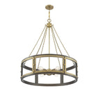 Suspension Savoy House Lakefield à 6 lumières, 86 cm de large