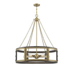 Suspension Savoy House Lakefield à 6 lumières, 86 cm de large