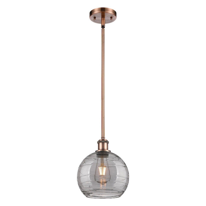 Suspension tourbillonnante Athens Deco 516-1S-10-8 - Innovations Lighting
