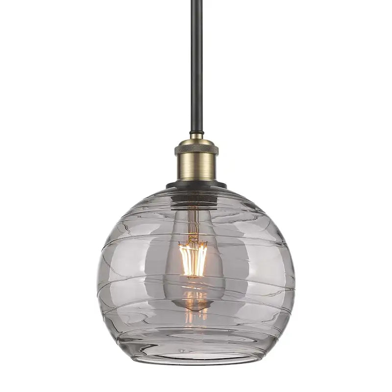 Suspension tourbillonnante Athens Deco 516-1S-10-8 - Innovations Lighting