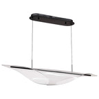 Suspension linéaire Nuvo Lighting 62/2023 Geneva 47 Wide