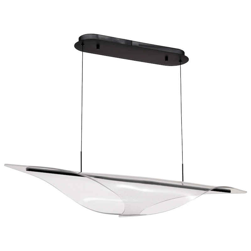 Suspension linéaire Nuvo Lighting 62/2023 Geneva 47 Wide