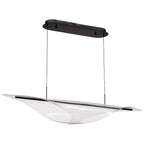 Nuvo Lighting 62/2023 Geneva 47  Wide Linear Pendant