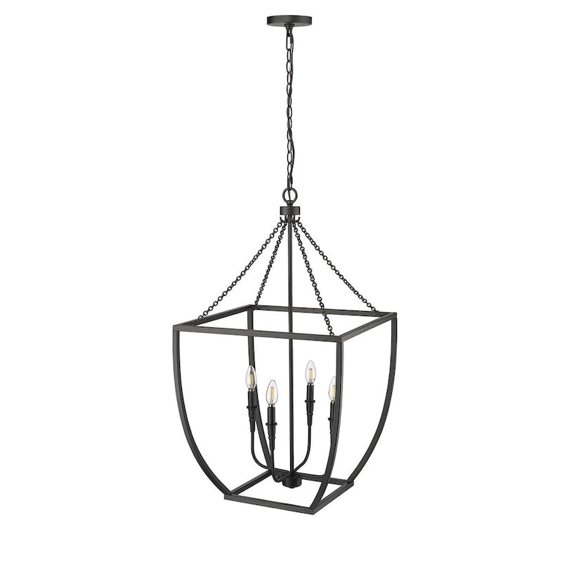 Suspension pour bougies coniques 4 lumières 20 pouces de diamètre, modèle Kelsey 13804 de Millennium Lighting