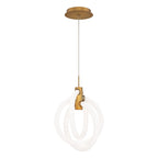 WAC Lighting PD-27413-35 Knot 3 Light 10  Wide LED Abstract Pendant -