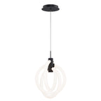 Suspension abstraite LED Knot 3 lumières 10 pouces de large WAC Lighting PD-27413-35 -