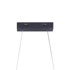 Suspension moderne en aluminium à spirale, 58 cm (23 pouces).