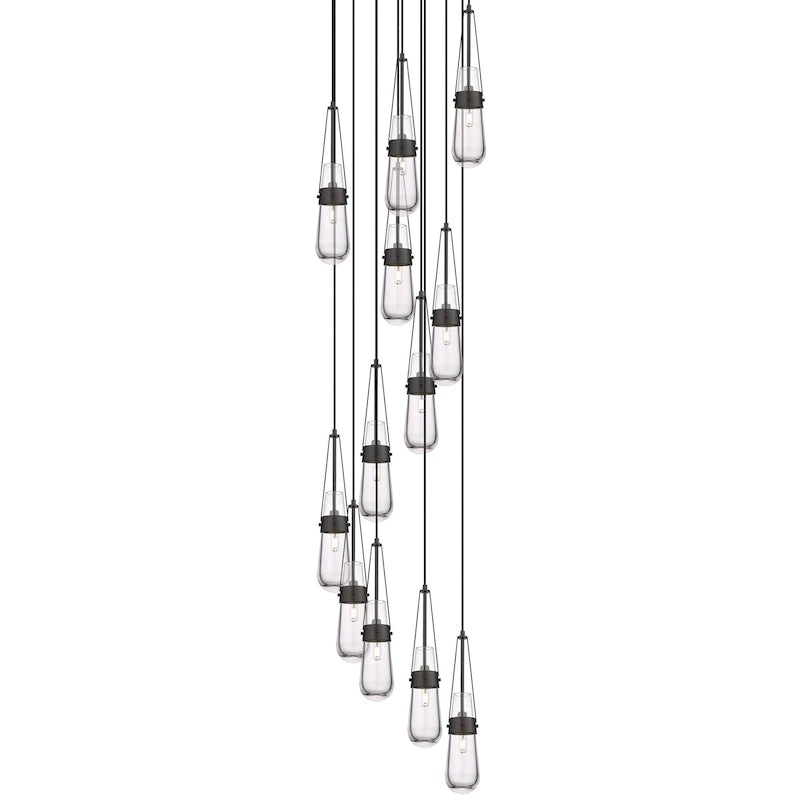 Suspension Milan 12 lumières 24 pouces (réf. 126-452-1P-21-24)
