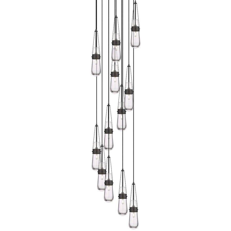 Suspension Milan 12 lumières 24 pouces (réf. 126-452-1P-21-24)