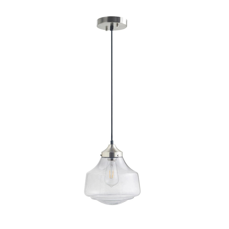 Pendentif en verre en forme de cloche Madison Park Signature Elm