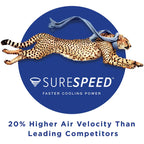 Ventilateur de plafond Hunter 60 Overton pour milieux humides, avec éclairage LED et commande murale - Style moulin à vent, transitionnel, moderne - ENERGY STAR