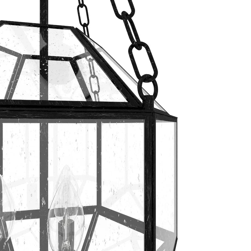 Suspension Hunter 15 Indria à 3 lumières - Salle à manger, Îlot, Entrée - Style industriel, transitionnel, géométrique