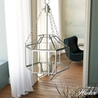 Suspension Hunter 15 Indria à 3 lumières - Salle à manger, Îlot, Entrée - Style industriel, transitionnel, géométrique