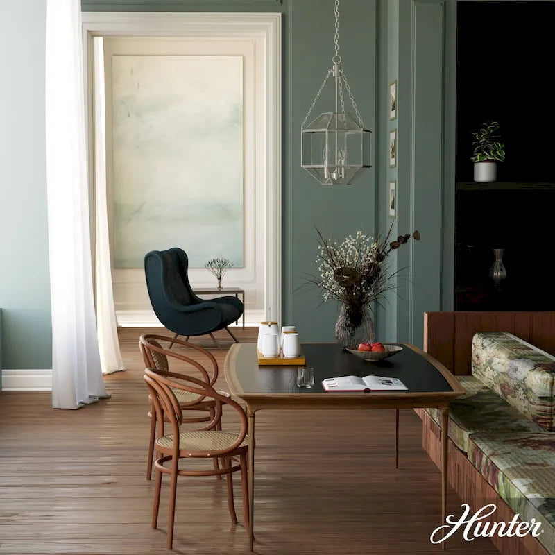 Suspension Hunter 15 Indria à 3 lumières - Salle à manger, Îlot, Entrée - Style industriel, transitionnel, géométrique