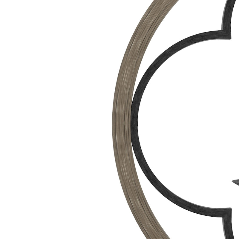 Suspension Hunter 24 Gablecrest à 4 lumières - Îlot de cuisine, salle à manger, entrée - Style campagnard, transitionnel, campagne française, aspect vieilli