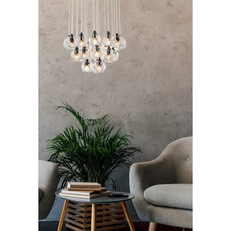 Suspension Ella 19 pouces à 24 lumières - Non disponible