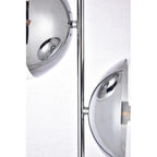 Suspension moderne à deux lumières de 43 cm (17 pouces) à double bulle avec verre transparent