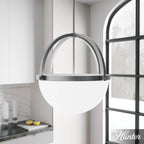 Hunter Wedgefield 4-Light Pendant - Dining Room, Entry - Geometric - Transitional, Contemporary