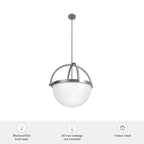 Suspension Hunter Wedgefield à 4 lumières - Salle à manger, Entrée - Géométrique - Transitionnel, Contemporain