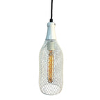 Meryl 1-light Adjustable Height White Edison Pendant