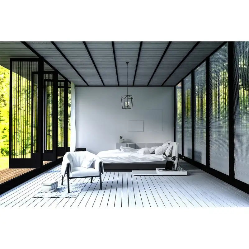 Suspension Elegant Lighting D17 H24,25 Lt:4 Finition noire - 17 po D x 17 po L x 24,25 po H