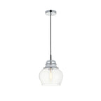 1-Light Pendant with 8 inch Clear Glass