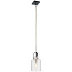 Kichler Lighting Kitner 7-in 1-Light Pendant Polished Nickel