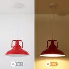 Suspension 60 W à une lumière avec abat-jour en forme de dôme pour îlot de cuisine, lustre semi-encastré classique pour salle à manger