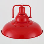 Suspension 60 W à une lumière avec abat-jour en forme de dôme pour îlot de cuisine, lustre semi-encastré classique pour salle à manger