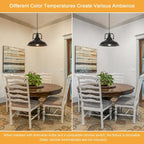 Suspension 60 W à une lumière avec abat-jour en forme de dôme pour îlot de cuisine, lustre semi-encastré classique pour salle à manger