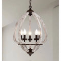 Nelly 19 Inch Farmhouse Rustic Water drop Pendant 5-Light