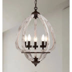 Nelly 19 Inch Farmhouse Rustic Water drop Pendant 5-Light