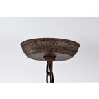 Suspension rustique Nelly 19 pouces en forme de goutte d'eau, 5 lumières