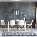 Acrylic Cylinder Chandelier // 5 Light - N/A