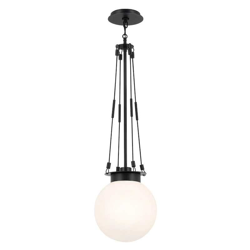 Suspension Kichler Lighting Albers 10,5 po à 1 lumière noire