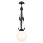 Suspension Kichler Lighting Albers 10,5 po à 1 lumière noire
