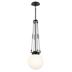 Suspension Kichler Lighting Albers 10,5 po à 1 lumière noire