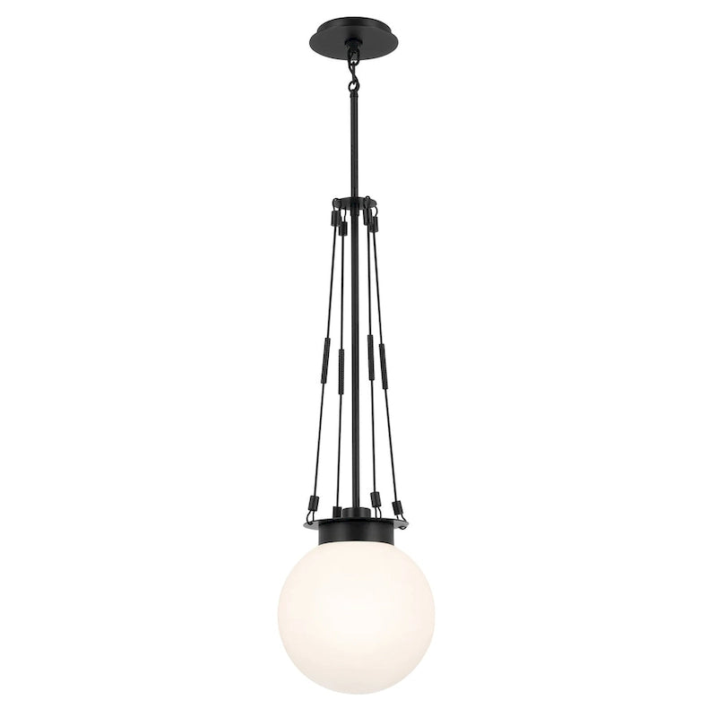 Suspension Kichler Lighting Albers 10,5 po à 1 lumière noire