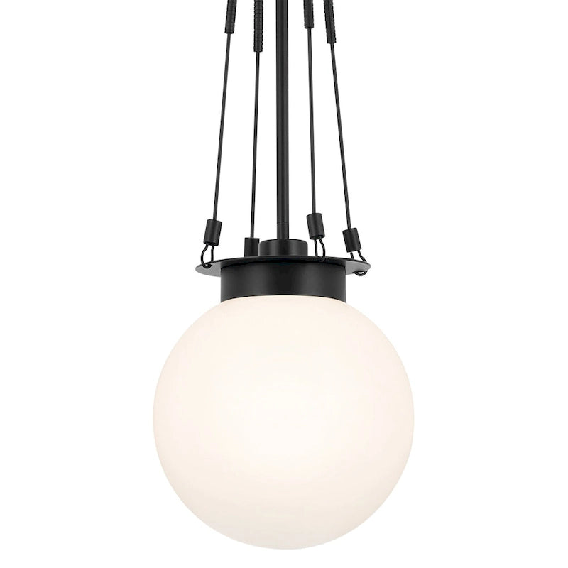 Suspension Kichler Lighting Albers 10,5 po à 1 lumière noire
