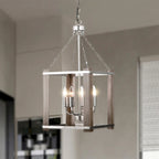 Jenus 13 Inch Antique Farmhouse Box Shape 4 Light Pendant