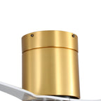 Ventilateur de plafond encastré intérieur à DEL de 52 pouces avec télécommande pour la lumière (3 pales)