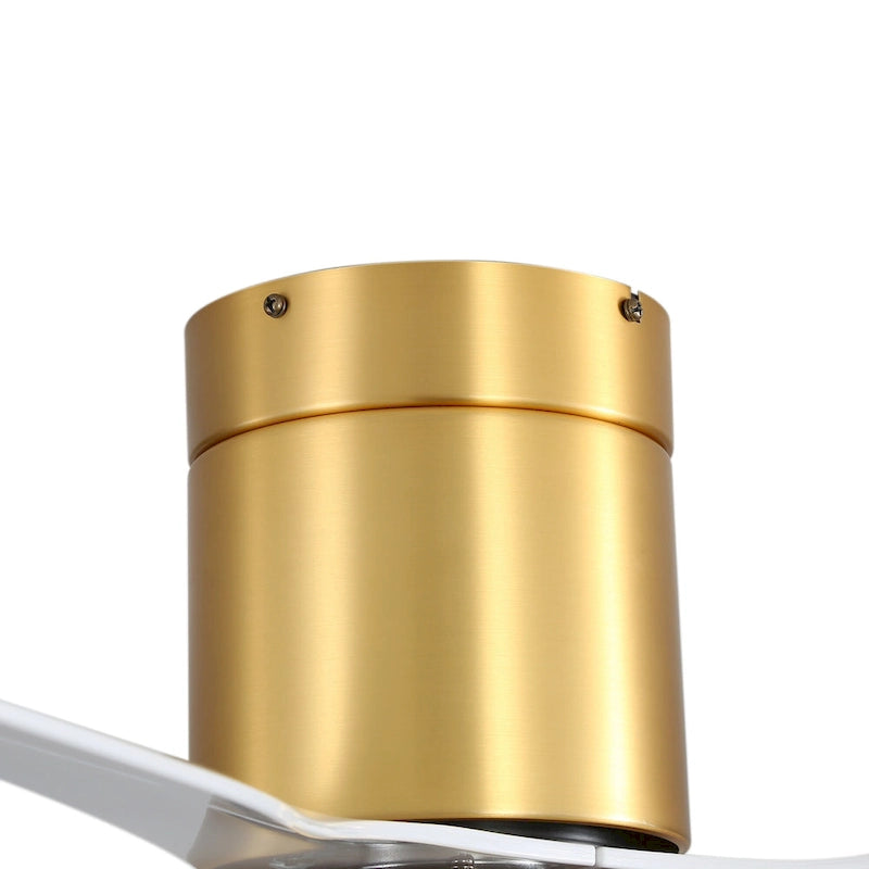 Ventilateur de plafond encastré intérieur à DEL de 52 pouces avec télécommande pour la lumière (3 pales)