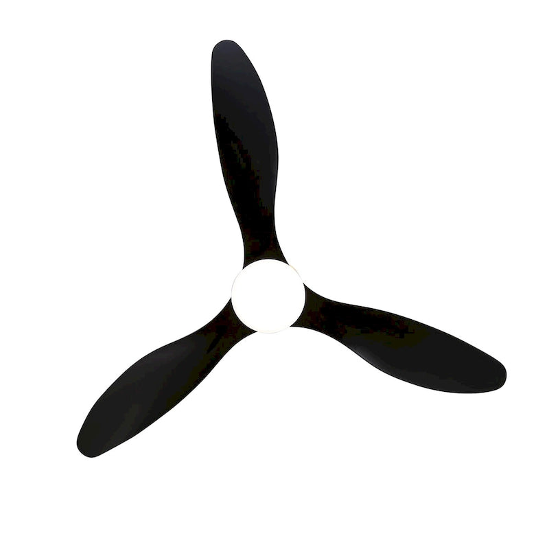 Ventilateur de plafond encastré intérieur à DEL de 52 pouces avec télécommande pour la lumière (3 pales)